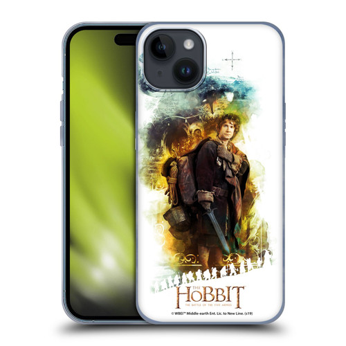 The Hobbit The Battle of the Five Armies Graphics Bilbo Journey Soft Gel Case for Apple iPhone 15 Plus