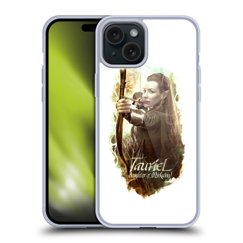 The Hobbit The Battle of the Five Armies Graphics Tauriel Soft Gel Case for Apple iPhone 15 Plus