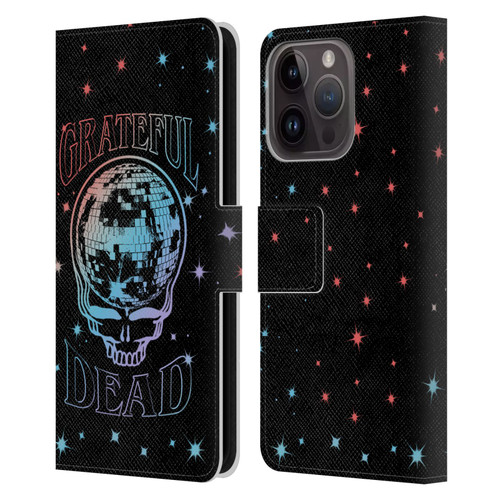 Grateful Dead Trends Skull Logo Leather Book Wallet Case Cover For Apple iPhone 15 Pro