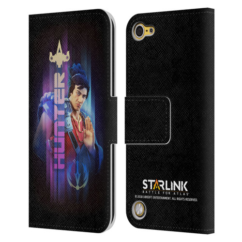 Starlink Battle for Atlas Character Art Hunter Hakka Leather Book Wallet Case Cover For Apple iPod Touch 5G 5th Gen
