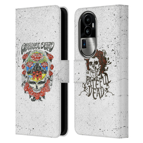 Grateful Dead Trends Rose Leather Book Wallet Case Cover For OPPO Reno10 Pro+