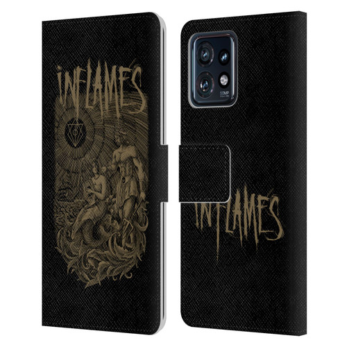In Flames Metal Grunge Adventures Leather Book Wallet Case Cover For Motorola Moto Edge 40 Pro