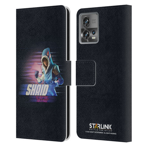 Starlink Battle for Atlas Character Art Shaid Leather Book Wallet Case Cover For Motorola Moto Edge 30 Fusion