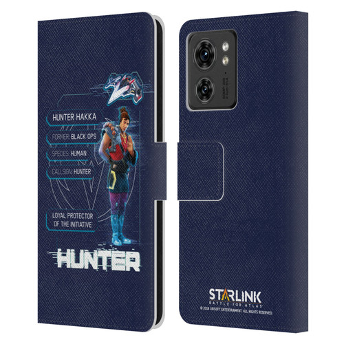 Starlink Battle for Atlas Character Art Hunter Leather Book Wallet Case Cover For Motorola Moto Edge 40