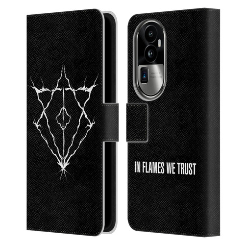 In Flames Metal Grunge Jesterhead Logo Leather Book Wallet Case Cover For OPPO Reno10 Pro+
