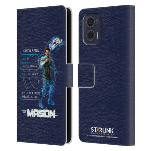 Starlink Battle for Atlas Character Art Mason Leather Book Wallet Case Cover For Motorola Moto G73 5G