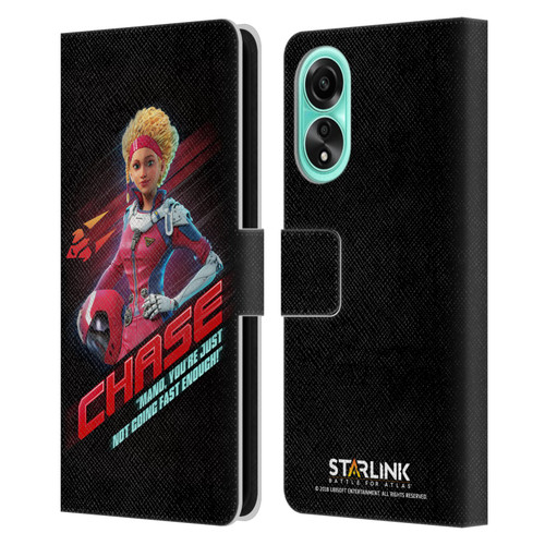 Starlink Battle for Atlas Character Art Calisto Chase Da Silva Leather Book Wallet Case Cover For OPPO A78 4G