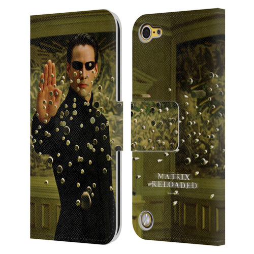 The Matrix Reloaded Key Art Neo 3 Leather Book Wallet Case Cover For Apple iPod Touch 5G 5th Gen