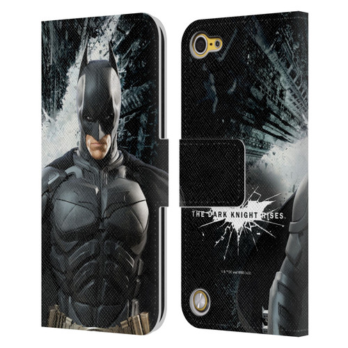 The Dark Knight Rises Character Art Batman Leather Book Wallet Case Cover For Apple iPod Touch 5G 5th Gen