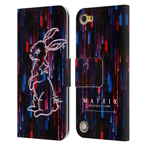 The Matrix Resurrections Key Art Choice Is An Illusion Leather Book Wallet Case Cover For Apple iPod Touch 5G 5th Gen