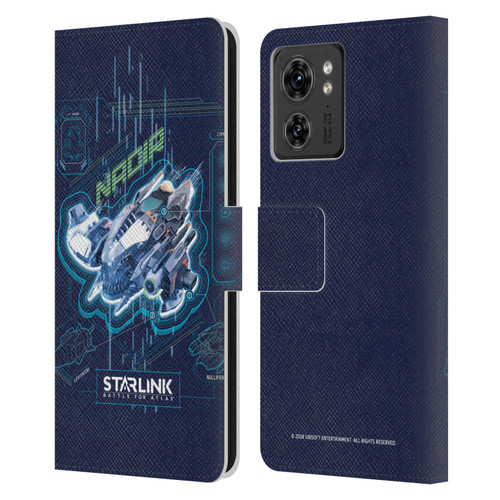 Starlink Battle for Atlas Starships Nadir Leather Book Wallet Case Cover For Motorola Moto Edge 40
