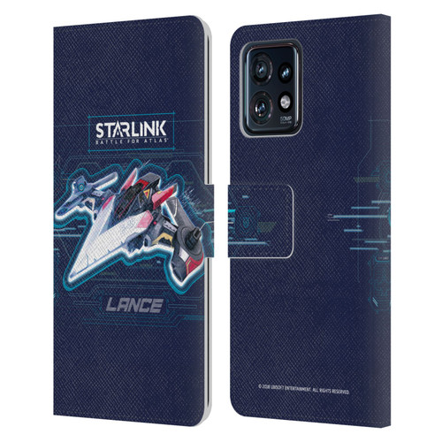 Starlink Battle for Atlas Starships Lance Leather Book Wallet Case Cover For Motorola Moto Edge 40 Pro