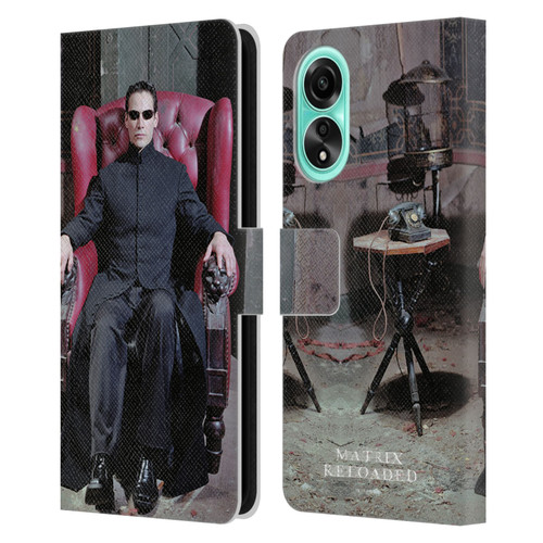 The Matrix Reloaded Key Art Neo 4 Leather Book Wallet Case Cover For OPPO A78 4G