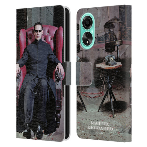 The Matrix Reloaded Key Art Neo 4 Leather Book Wallet Case Cover For OPPO A78 5G