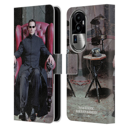 The Matrix Reloaded Key Art Neo 4 Leather Book Wallet Case Cover For OPPO Reno10 Pro+