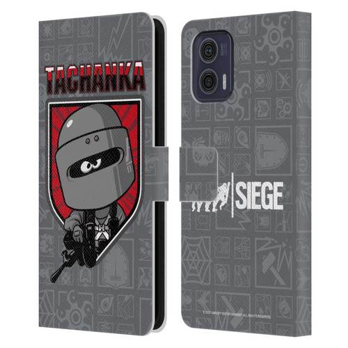 Tom Clancy's Rainbow Six Siege Chibi Operators Tachanka Leather Book Wallet Case Cover For Motorola Moto G73 5G