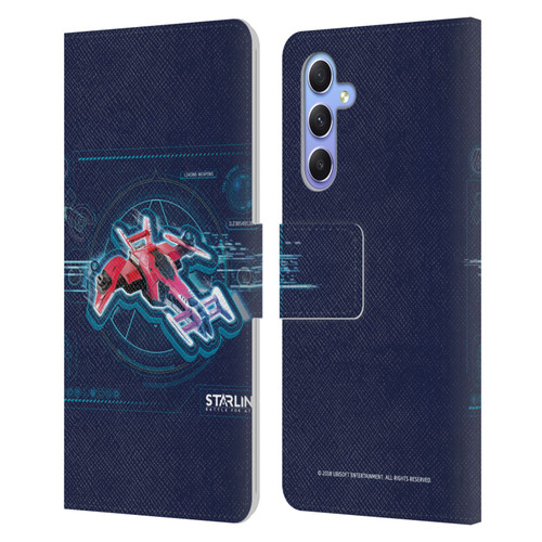 Starlink Battle for Atlas Starships Pulse Leather Book Wallet Case Cover For Samsung Galaxy A34 5G