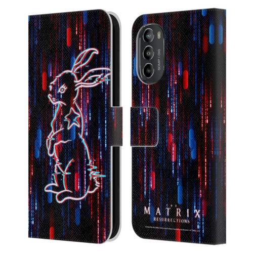 The Matrix Resurrections Key Art Choice Is An Illusion Leather Book Wallet Case Cover For Motorola Moto G82 5G