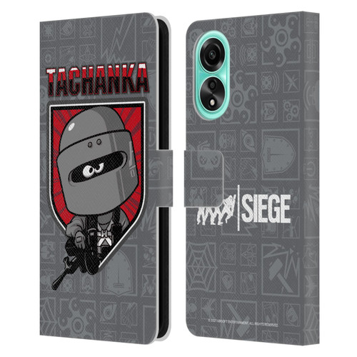 Tom Clancy's Rainbow Six Siege Chibi Operators Tachanka Leather Book Wallet Case Cover For OPPO A78 5G