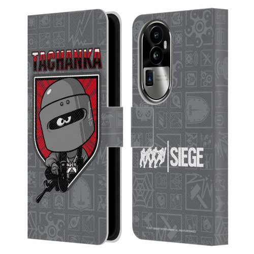 Tom Clancy's Rainbow Six Siege Chibi Operators Tachanka Leather Book Wallet Case Cover For OPPO Reno10 Pro+