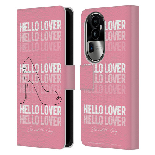 Sex and The City: Television Series Characters Hello Lover Carrie Leather Book Wallet Case Cover For OPPO Reno10 Pro+