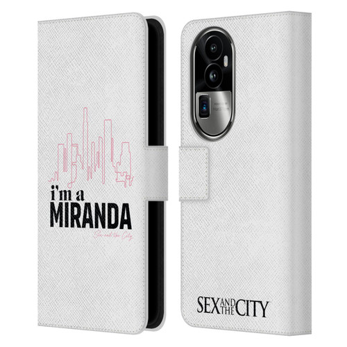 Sex and The City: Television Series Characters I'm A Miranda Leather Book Wallet Case Cover For OPPO Reno10 Pro+