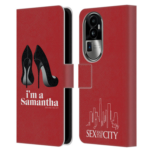 Sex and The City: Television Series Characters I'm A Samantha Leather Book Wallet Case Cover For OPPO Reno10 Pro+