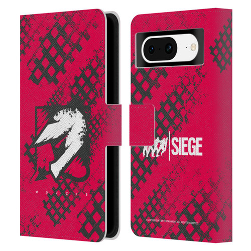 Tom Clancy's Rainbow Six Siege Icons Mozzie Leather Book Wallet Case Cover For Google Pixel 8
