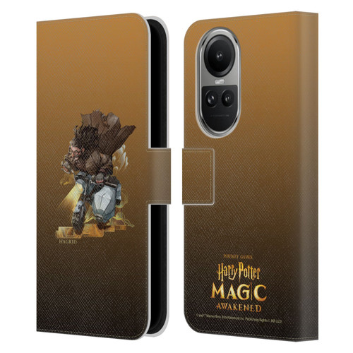 Harry Potter: Magic Awakened Characters Hagrid Leather Book Wallet Case Cover For OPPO Reno10 5G / Reno10 Pro 5G
