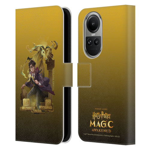 Harry Potter: Magic Awakened Characters Harry Potter Leather Book Wallet Case Cover For OPPO Reno10 5G / Reno10 Pro 5G