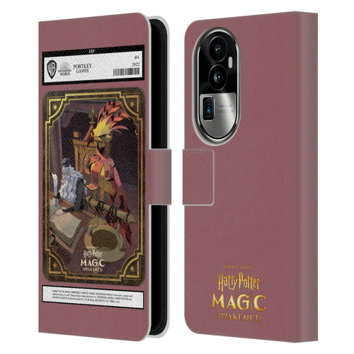Harry Potter: Magic Awakened Characters Dumbledore Card Leather Book Wallet Case Cover For OPPO Reno10 Pro+