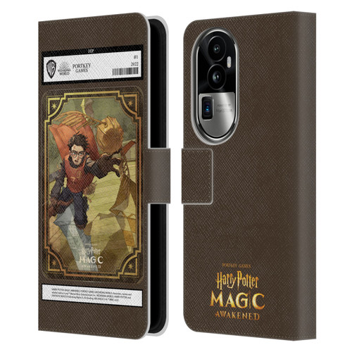 Harry Potter: Magic Awakened Characters Harry Potter Card Leather Book Wallet Case Cover For OPPO Reno10 Pro+