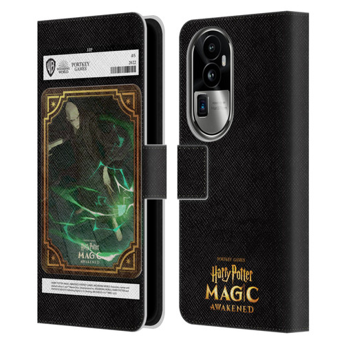 Harry Potter: Magic Awakened Characters Voldemort Card Leather Book Wallet Case Cover For OPPO Reno10 Pro+