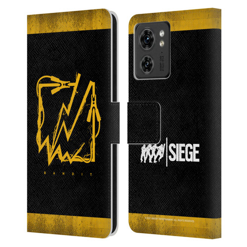 Tom Clancy's Rainbow Six Siege Icons Bandit Leather Book Wallet Case Cover For Motorola Moto Edge 40