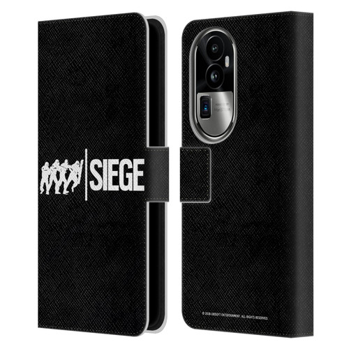 Tom Clancy's Rainbow Six Siege Logos Attack Leather Book Wallet Case Cover For OPPO Reno10 Pro+