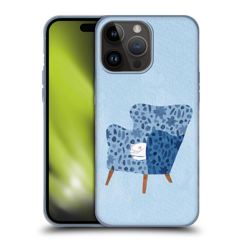 Planet Cat Arm Chair Cornflower Chair Cat Soft Gel Case for Apple iPhone 15 Pro Max