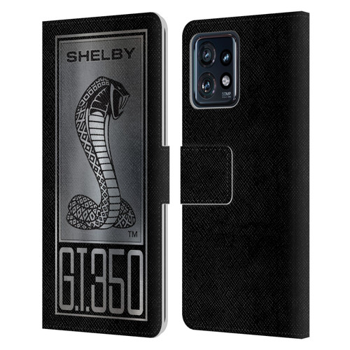 Shelby Car Graphics GT350 Leather Book Wallet Case Cover For Motorola Moto Edge 40 Pro