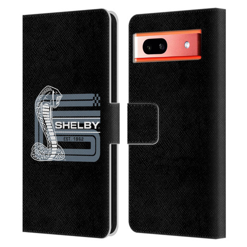 Shelby Logos CS Super Snake Leather Book Wallet Case Cover For Google Pixel 7a