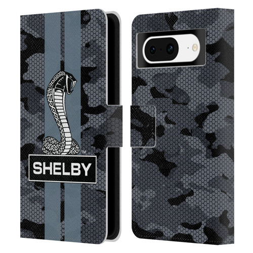 Shelby Logos Camouflage Leather Book Wallet Case Cover For Google Pixel 8