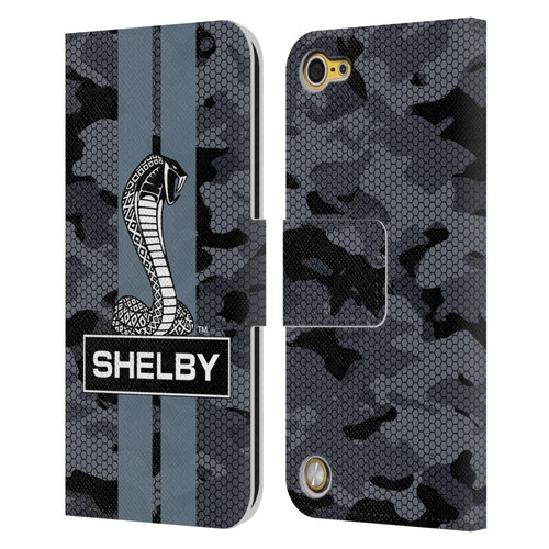 Shelby Logos Camouflage Leather Book Wallet Case Cover For Apple iPod Touch 5G 5th Gen