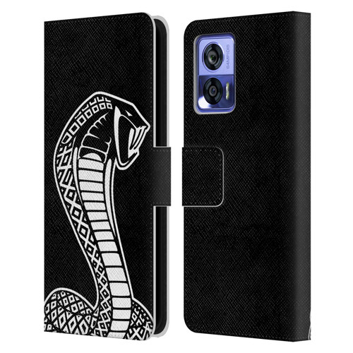 Shelby Logos Oversized Leather Book Wallet Case Cover For Motorola Edge 30 Neo 5G