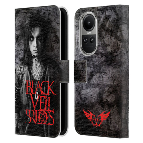 Black Veil Brides Band Members Jake Leather Book Wallet Case Cover For OPPO Reno10 5G / Reno10 Pro 5G