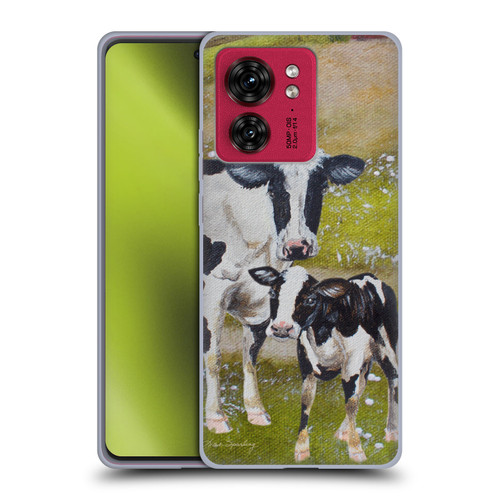 Lisa Sparling Creatures Two Cows Soft Gel Case for Motorola Moto Edge 40