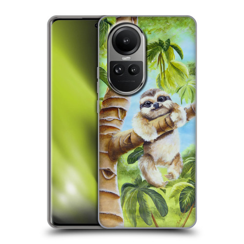 Lisa Sparling Creatures Cutest Sloth Soft Gel Case for OPPO Reno10 5G / Reno10 Pro 5G