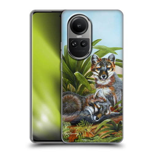 Lisa Sparling Creatures Red Fox Kits Soft Gel Case for OPPO Reno10 5G / Reno10 Pro 5G