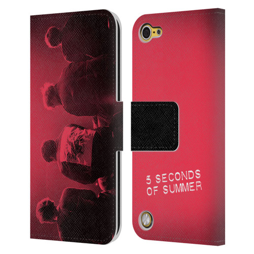 5 Seconds of Summer Posters Colour Washed Leather Book Wallet Case Cover For Apple iPod Touch 5G 5th Gen