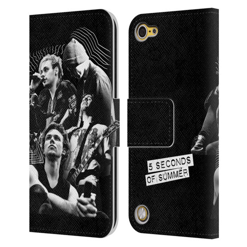 5 Seconds of Summer Posters Punkzine 2 Leather Book Wallet Case Cover For Apple iPod Touch 5G 5th Gen