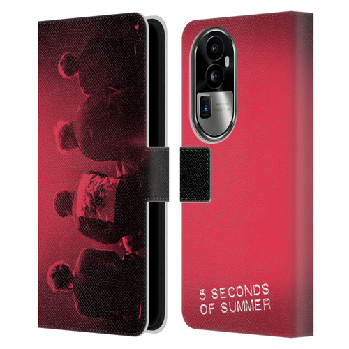 5 Seconds of Summer Posters Colour Washed Leather Book Wallet Case Cover For OPPO Reno10 Pro+