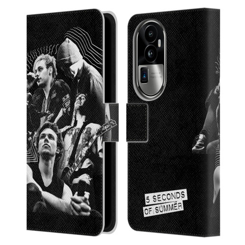 5 Seconds of Summer Posters Punkzine 2 Leather Book Wallet Case Cover For OPPO Reno10 Pro+