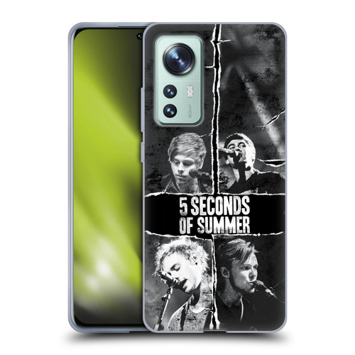 5 Seconds of Summer Posters Torn Papers 2 Soft Gel Case for Xiaomi 12